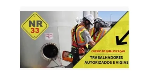 TREINAMENTO NR33 – TRABALHADOR AUTORIZADO E VIGIA
